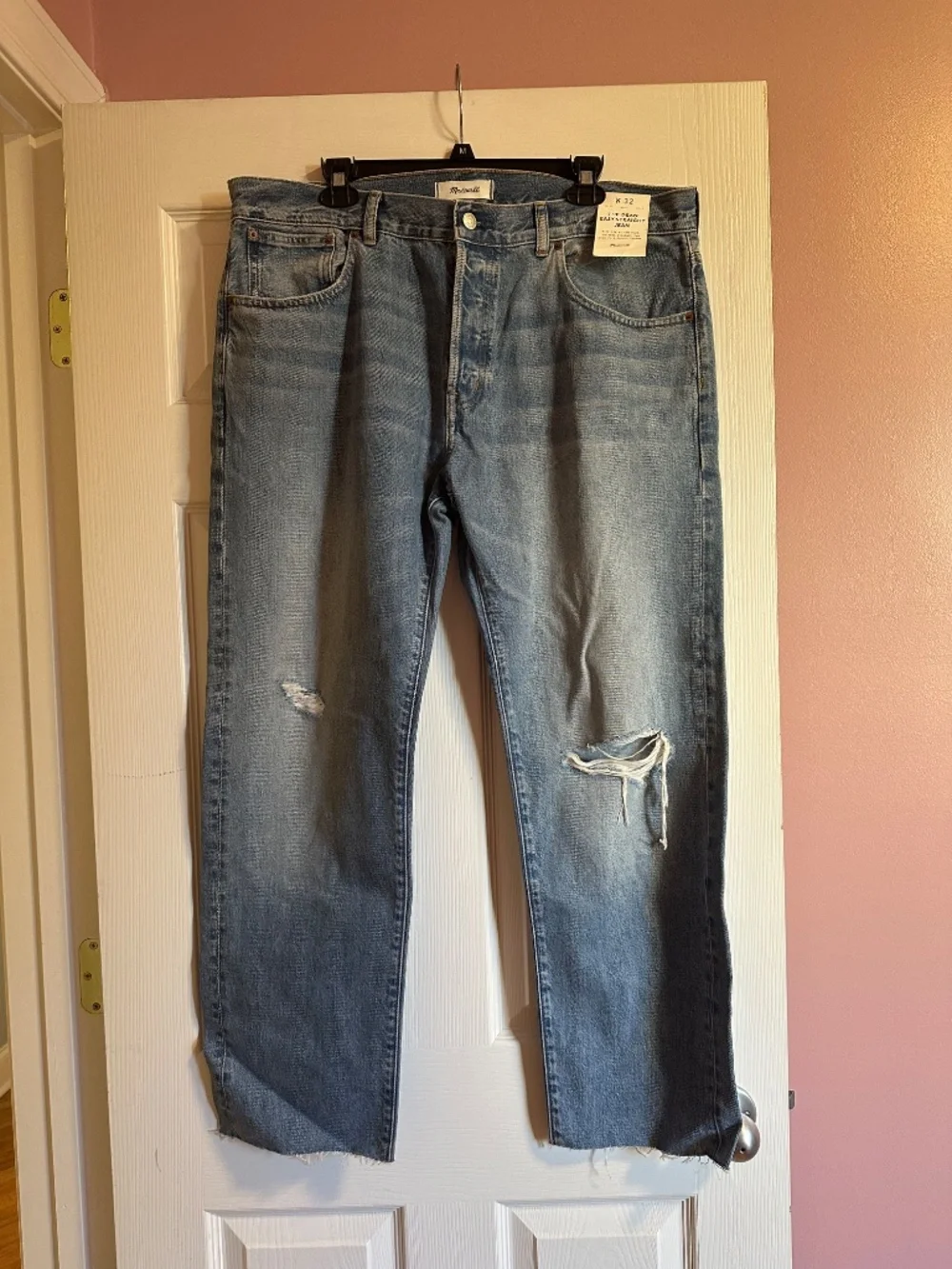 Madewell Dean Easy Straight Jean - Picture 2 of 5